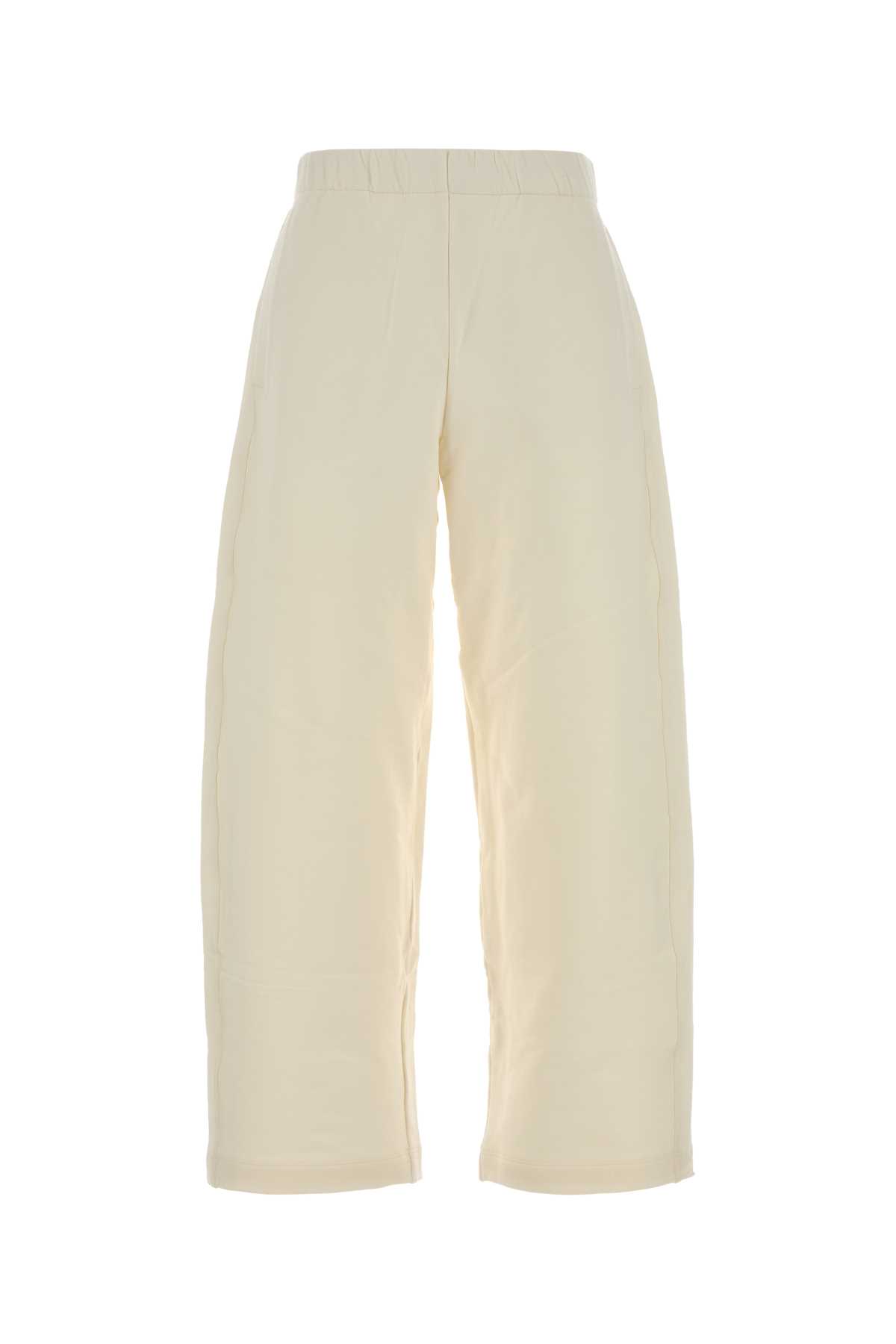 Max Mara Ivory Silk Blend Filovia Joggers