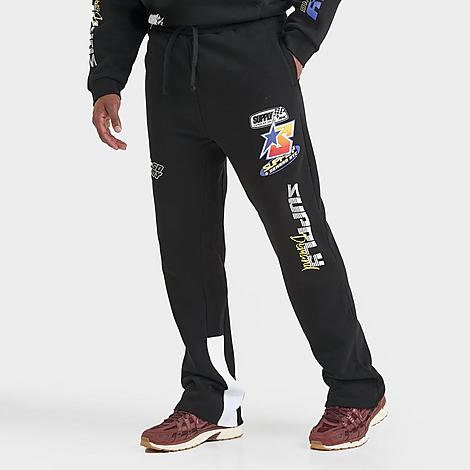 Supply & Demand Men's Boyd Fleece Sweatpants in Black Size: Small