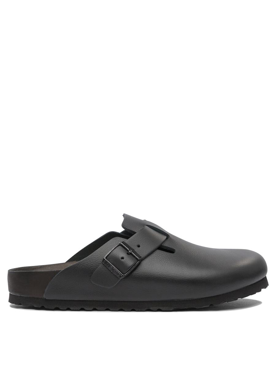 Birkenstock "Boston" Leather Flat Mules