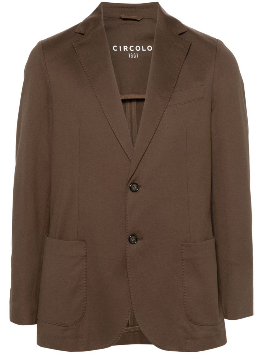 Circolo 1901 Single-Breasted Pique Jacket