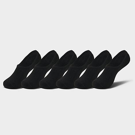 Sonneti Men's Finish Line 6-Pack No-Show Socks in Black Size: Large