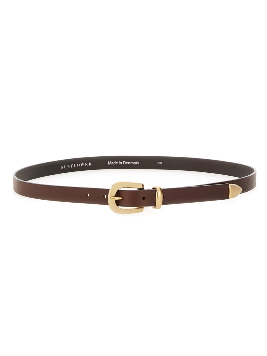 Sunflower Leather Belt