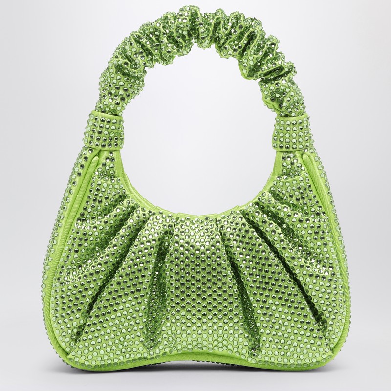 Green Gabbi handbag with crystals
