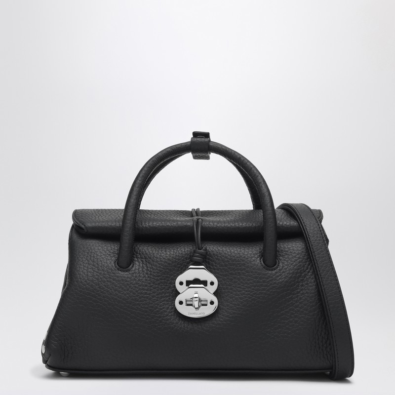 Dotta Small black leather bag