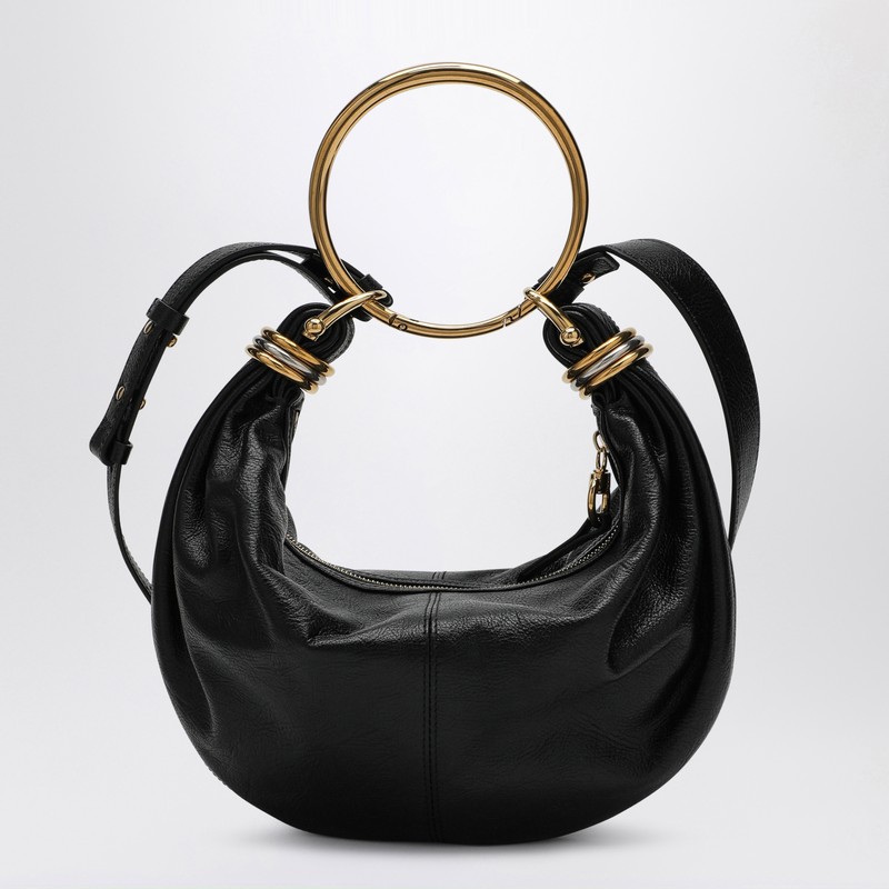 Small Bracelet Hobo bag black