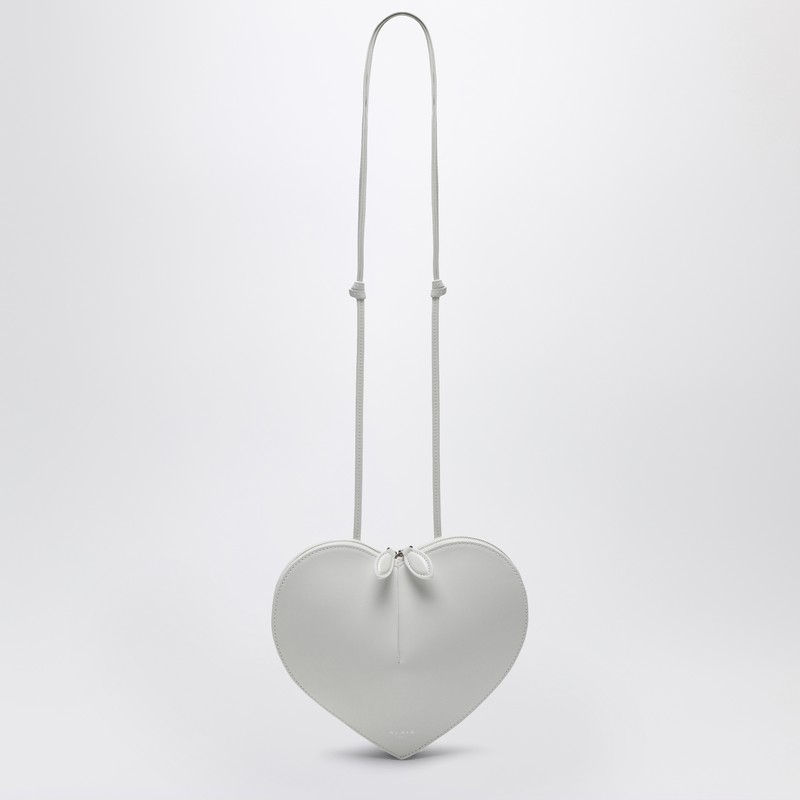 Le Coeur white leather bag
