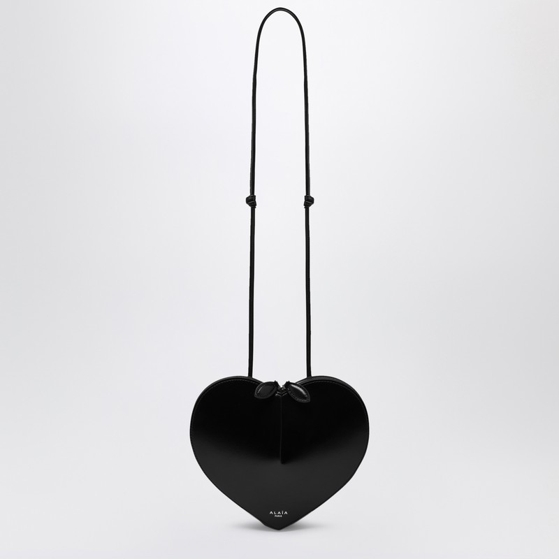 Le Coeur black leather bag