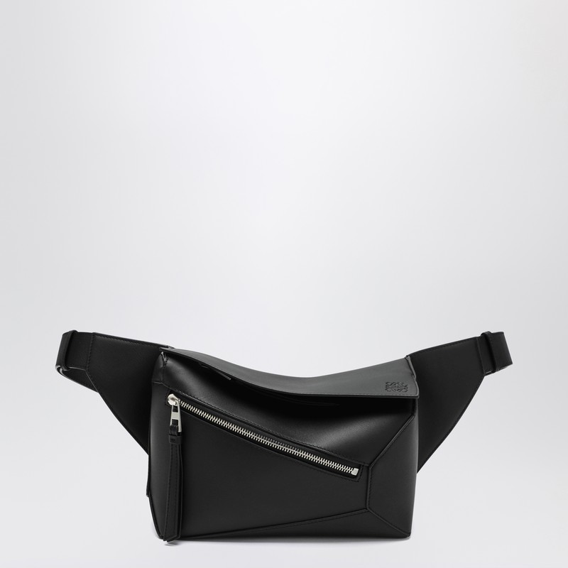 Puzzle small black waist bag