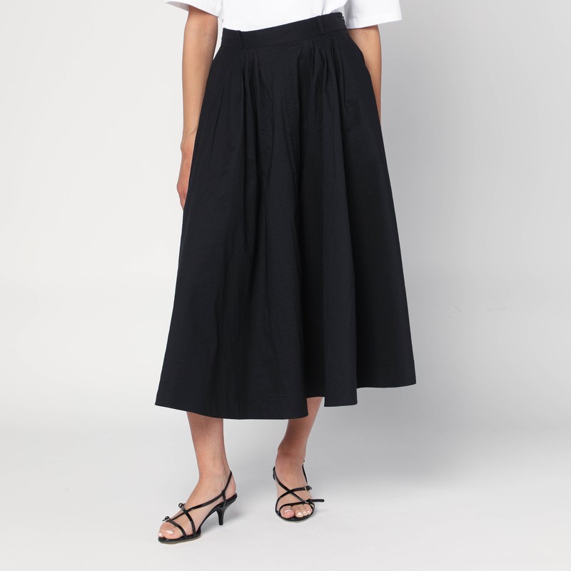 Novo pleated skirt in black