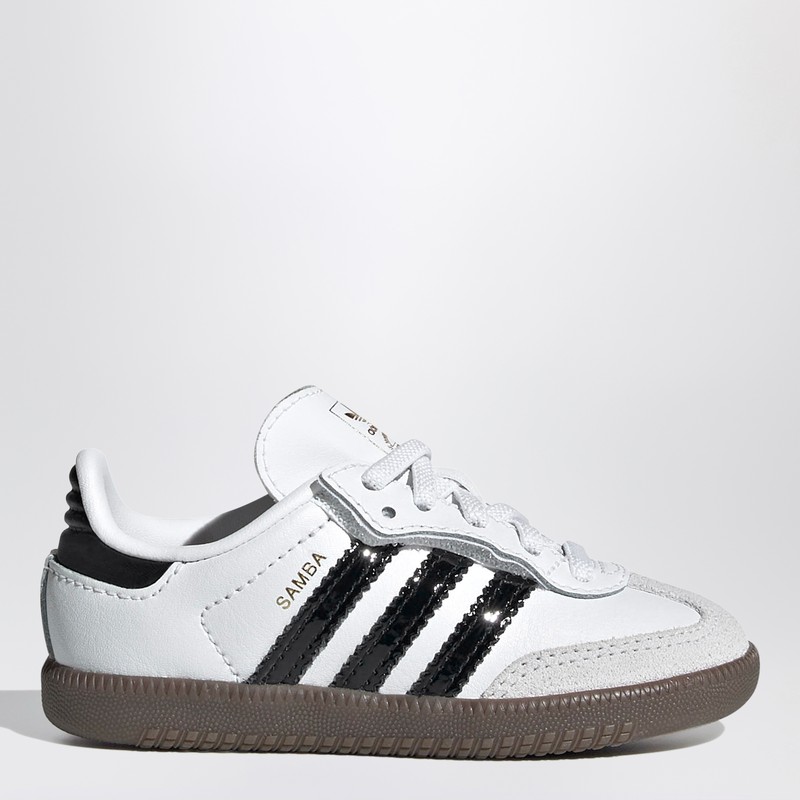 Samba white/black sneakers with elastic laces