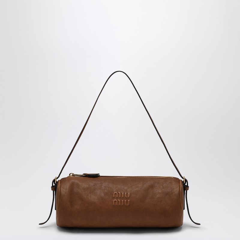 Rovere-coloured nappa pouch