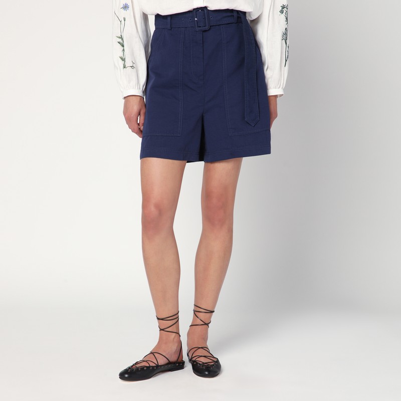 Bermuda blue in cotton and linen