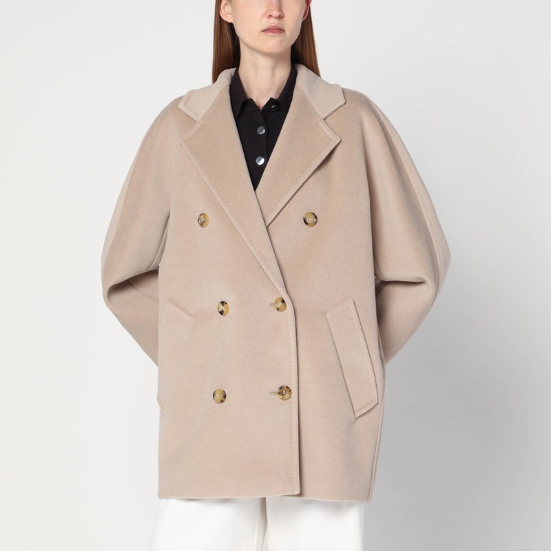 101801 Icon short coat in écru