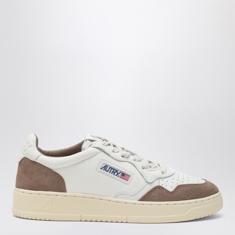 Medalist sneakers white/brown suede