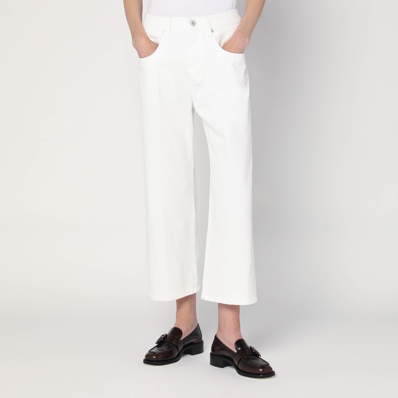White cotton trousers