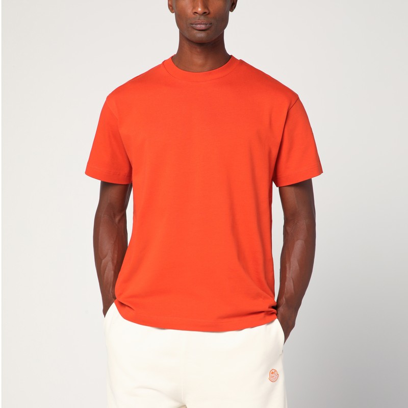 Bright orange cotton t-shirt