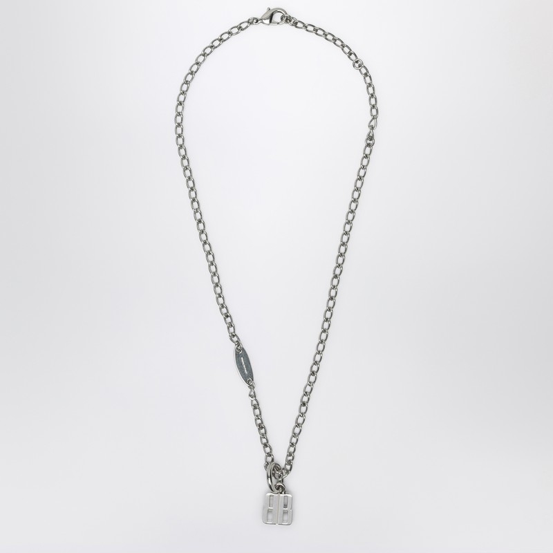 Nano necklace in silver brass