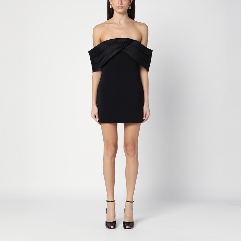 Black Fleur mini dress