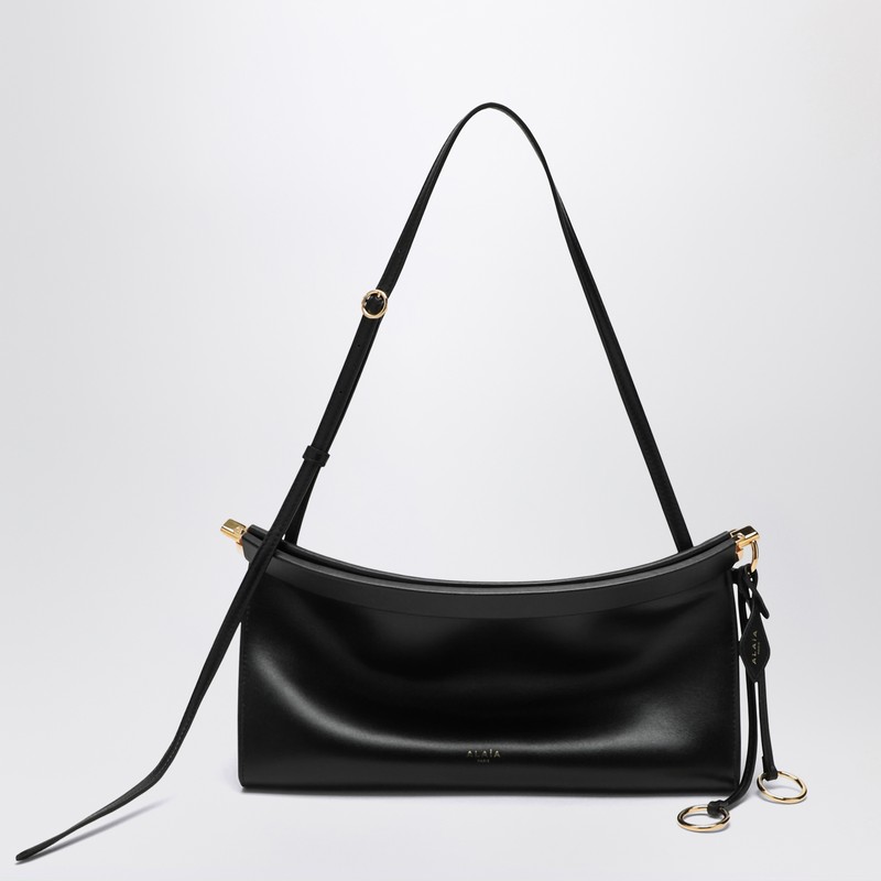Le Click East West medium black bag