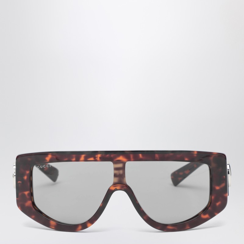 Rectangular Havana sunglasses