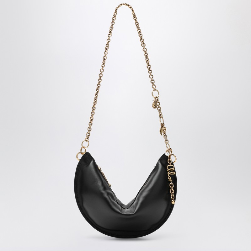 Small black Icons leather bag