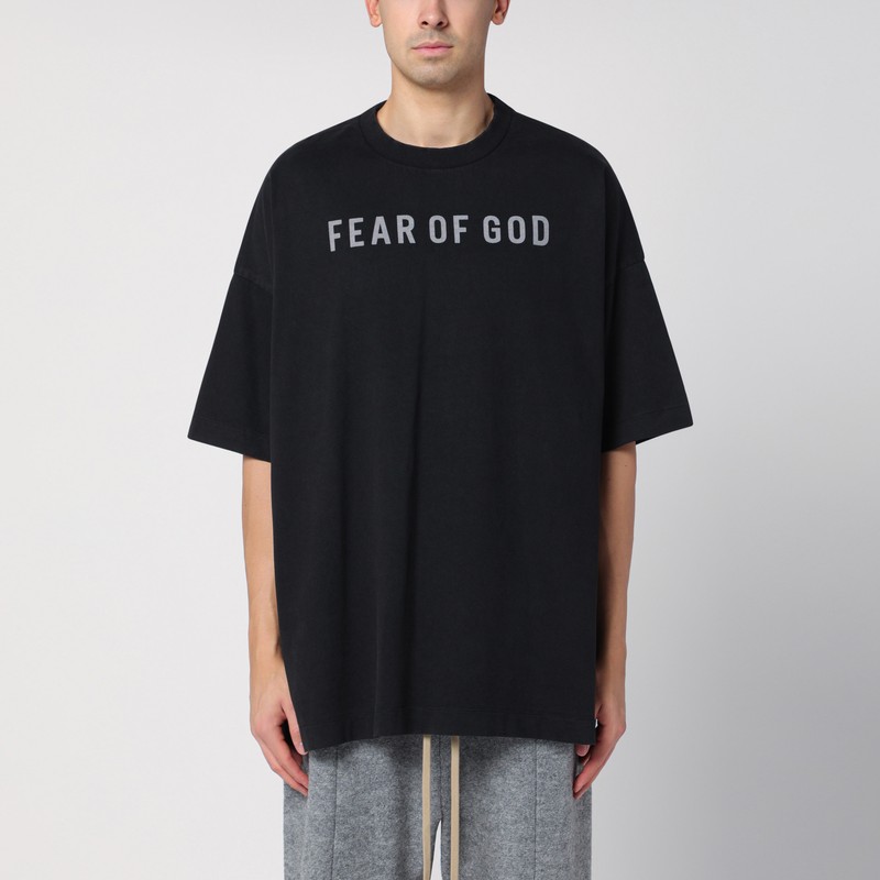 Black T-shirt with logo