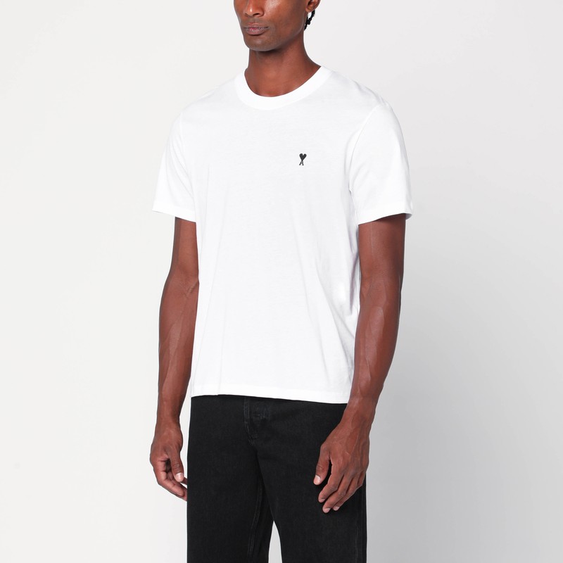 T-shirt Ami De Coeur white in cotton