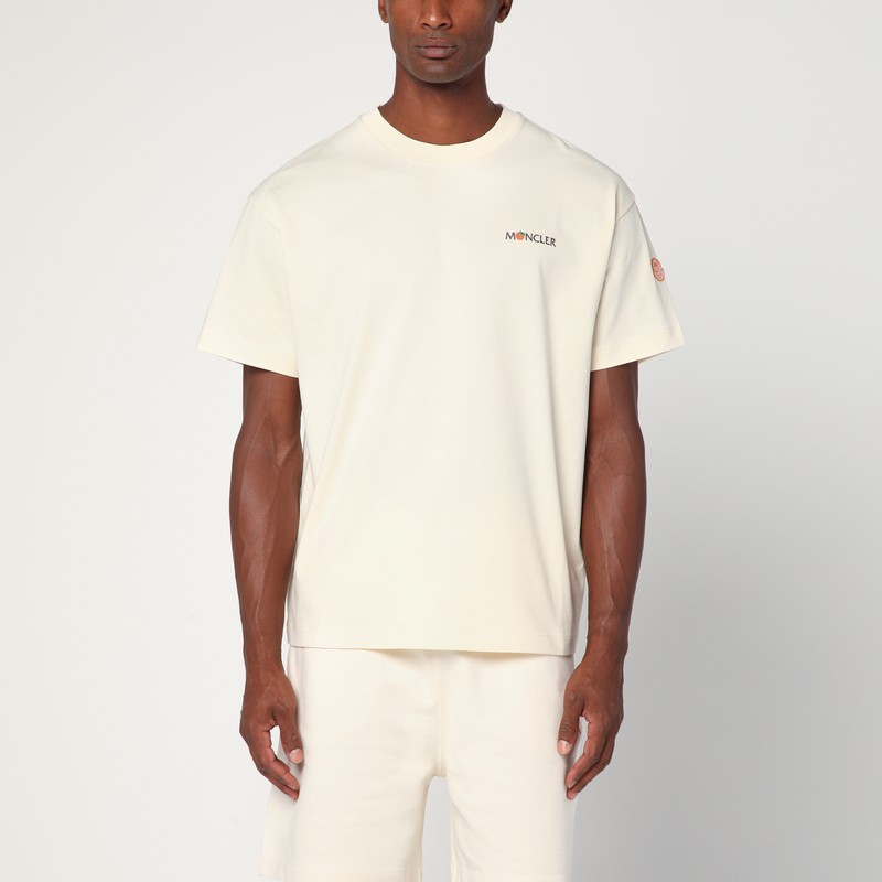 Ivory white cotton t-shirt