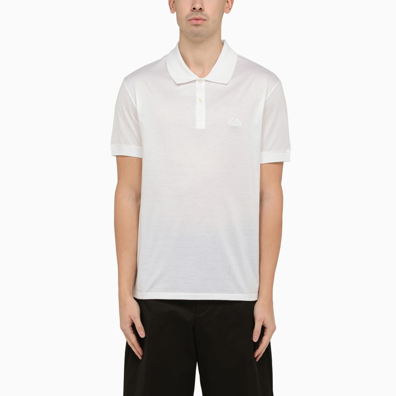 White cotton polo