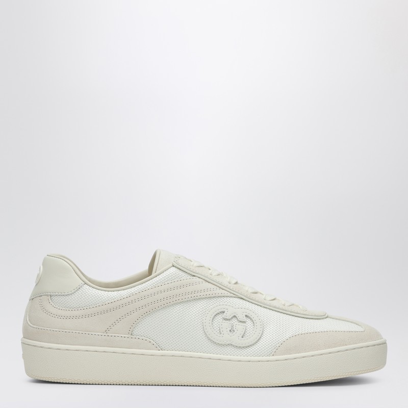 White G75 sneaker in suede