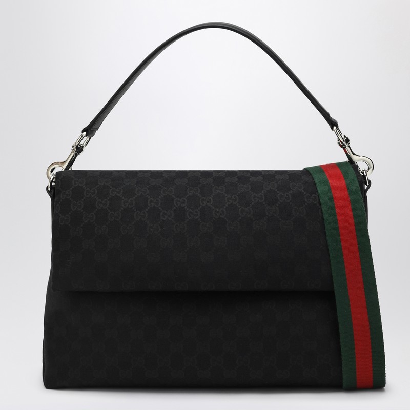 GG medium shoulder bag with Web strap