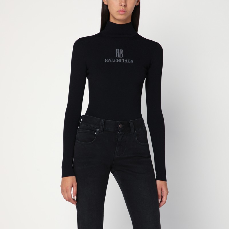 Black Nano BB turtleneck