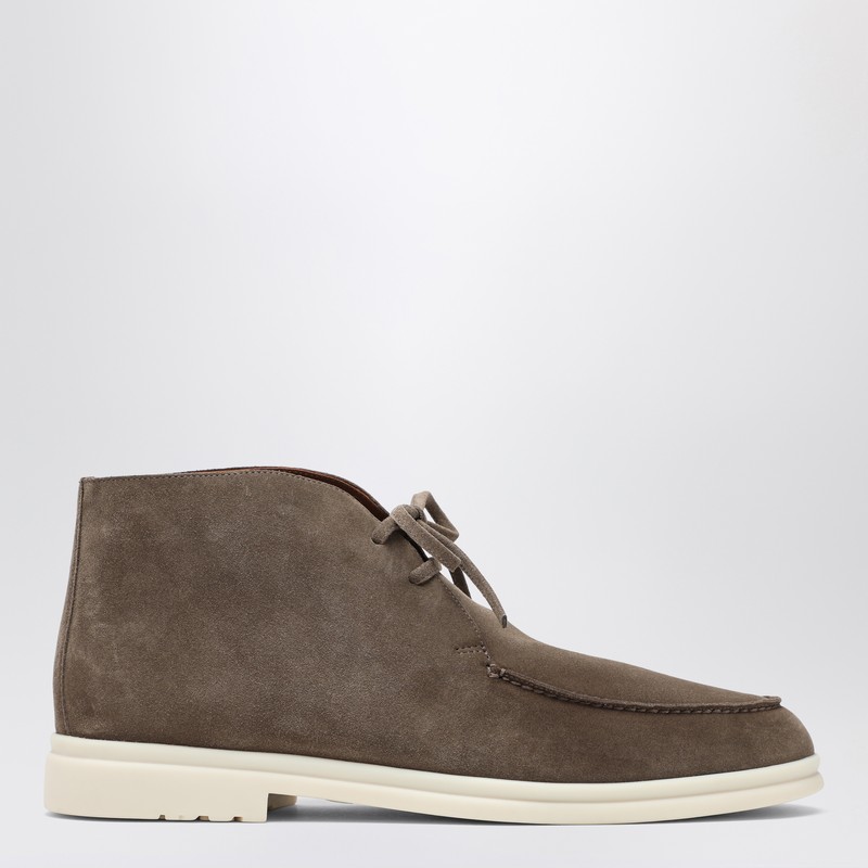 Walk and Walk ankle boots in dove grey