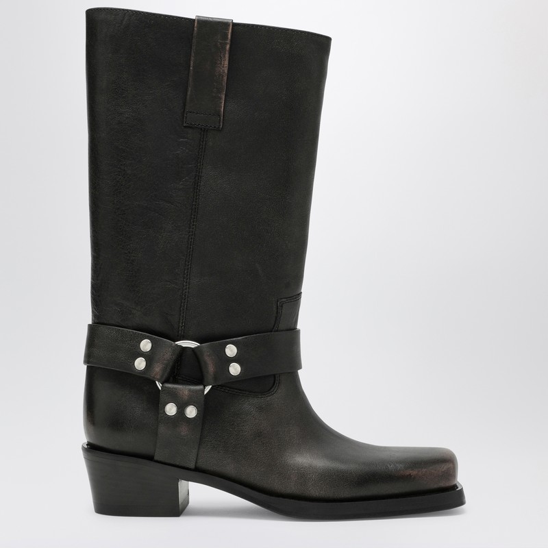 Black Roxy boot in brushed leather