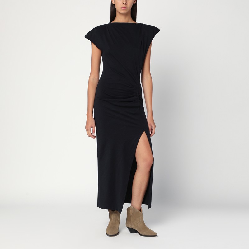 Black Nadela dress in cotton