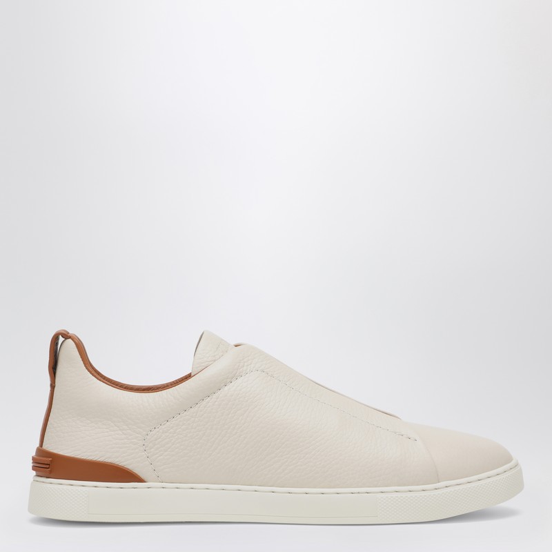 White leather Triple Stitch sneakers