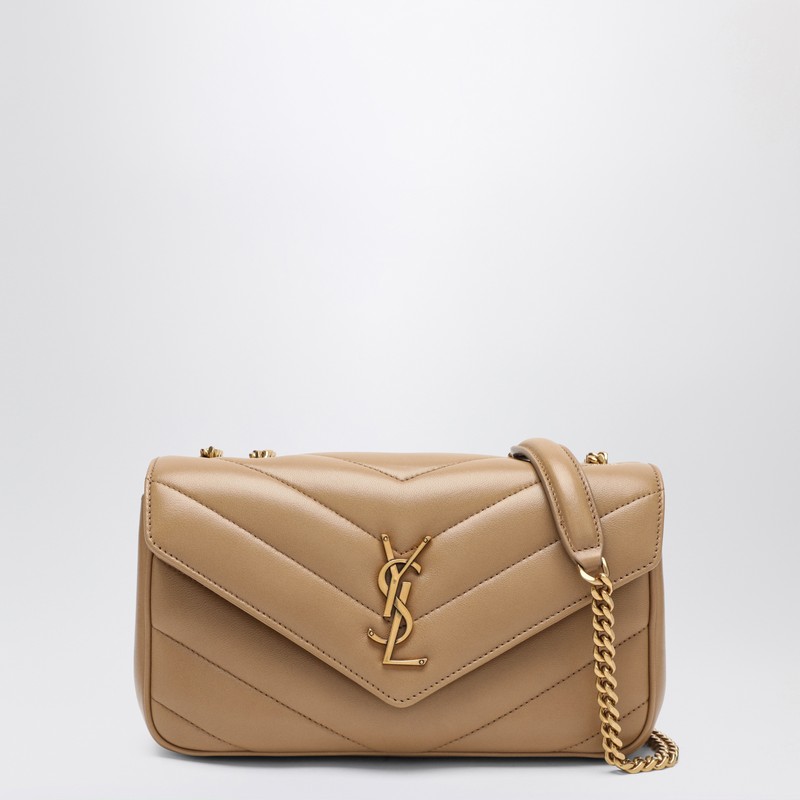 Small LouLou bag in bege leather