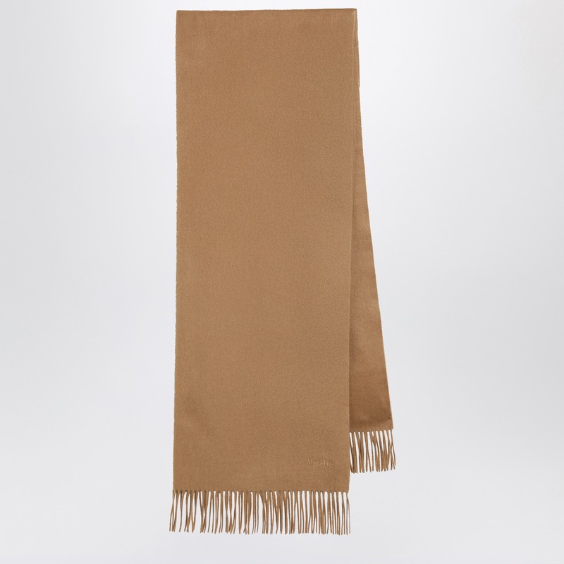 Beige cashmere scarf
