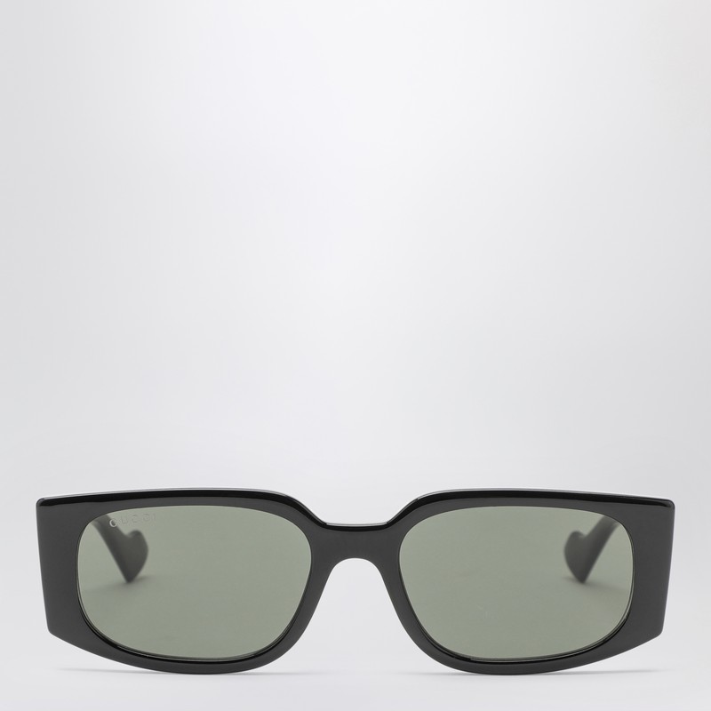 Rectangular black sunglasses