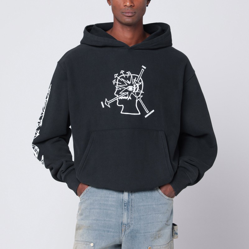Faded black Neuro Free Association sweatshirt