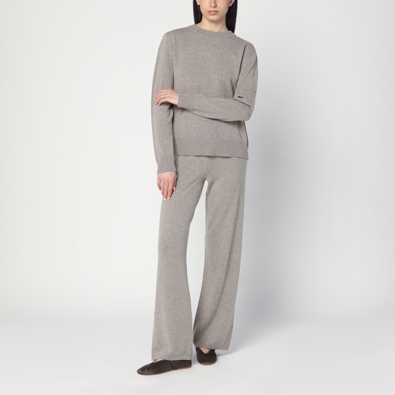 Greige cashmere suit
