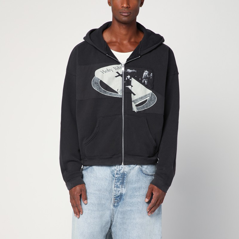 Holy Bible Assemblage black vintage-effect sweatshirt