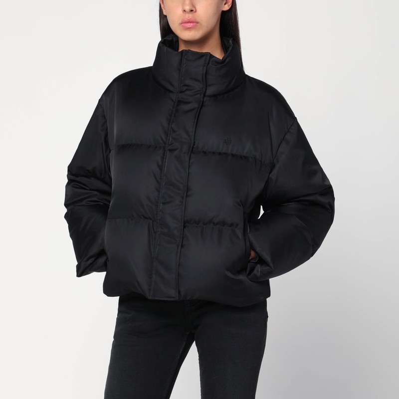 Black Dorian puffer jacket