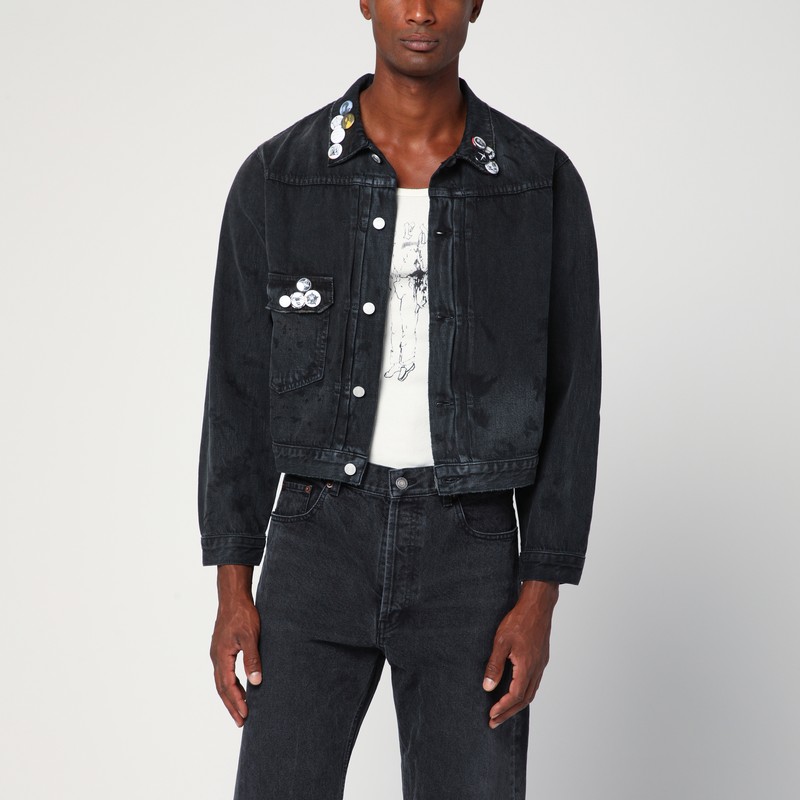 Type VII Pin Assemblage jacket in grey denim