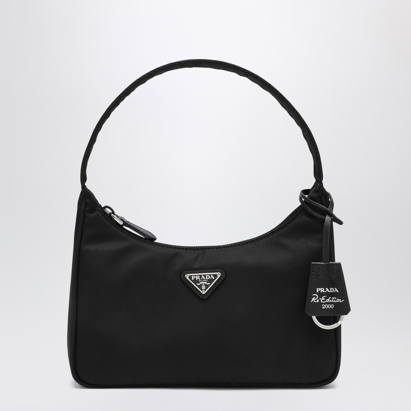 Mini Prada Re-Edition 2000 in black Re-Nylon