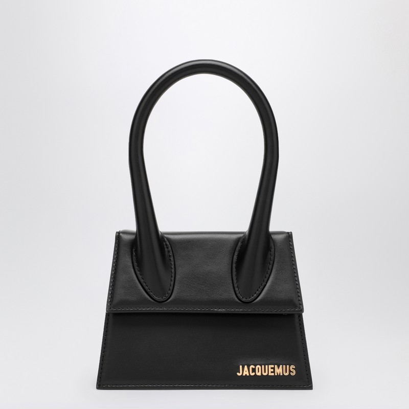 Le Chiquito Moyen black leather bag