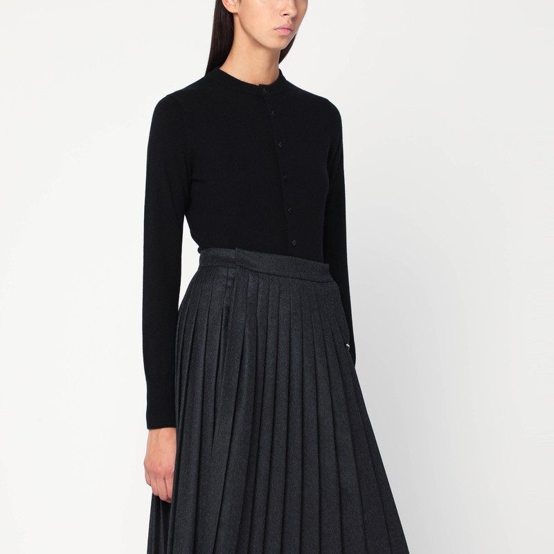 Black cashmere cardigan