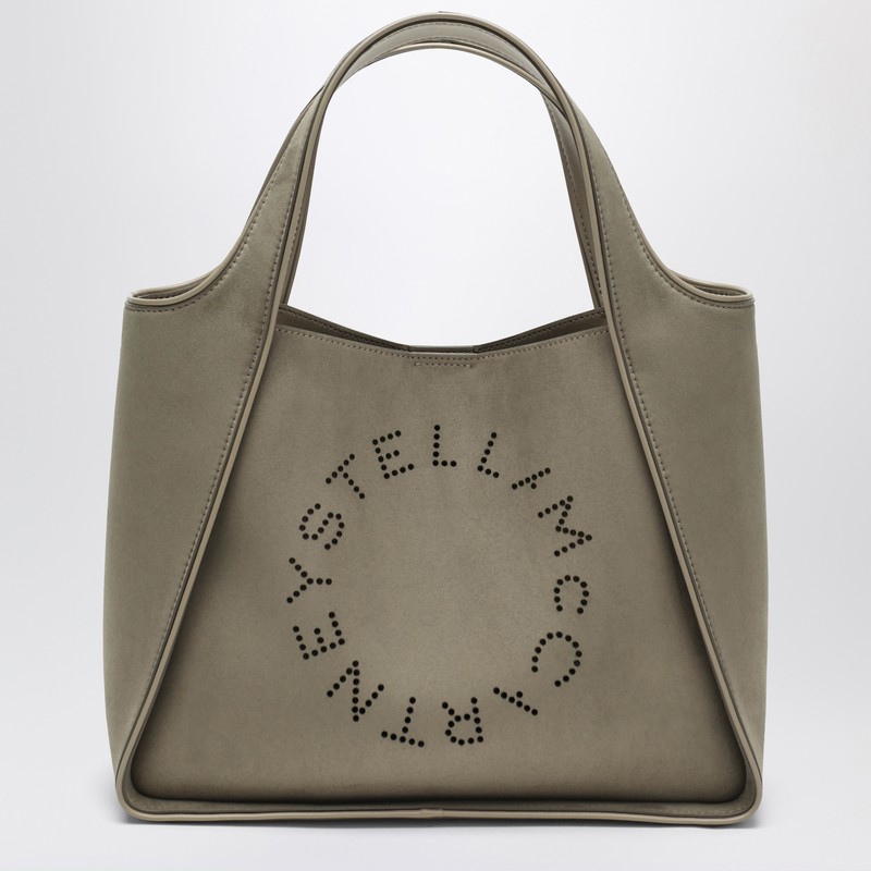 Khaki-coloured medium Stella Logo bag