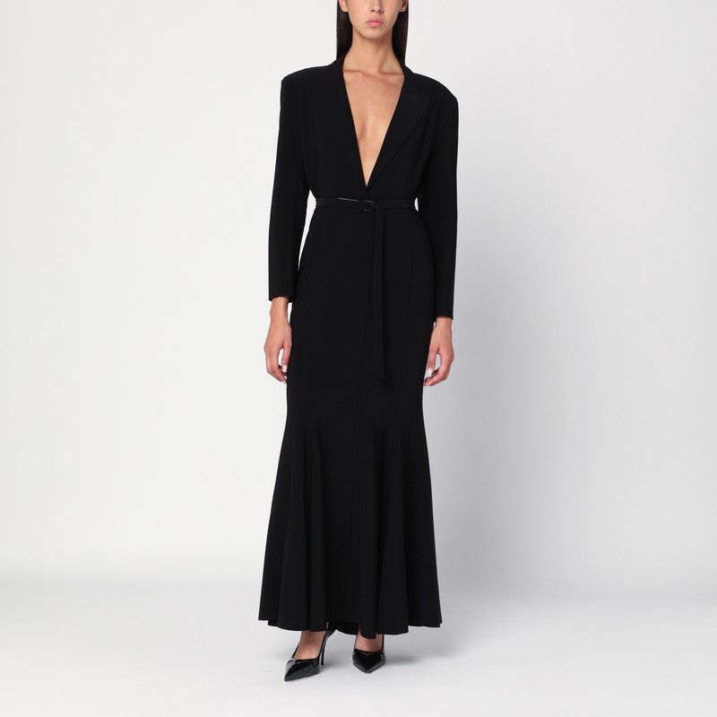 Long black mermaid dress