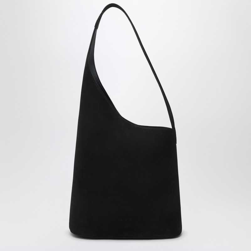 Borsa Lune Tote coffee colour in suede